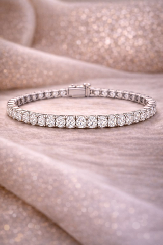 Celeste Grande Tennis Bracelet