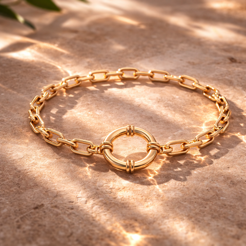 Orion Paperclip Ring Bracelet