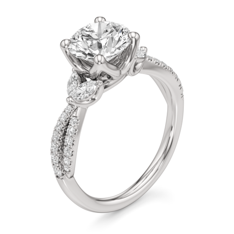 Serenella Petal Pavé