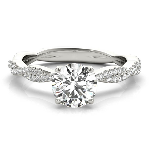 Clara Round Pavé