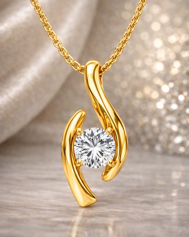 Siren Swirl Solitaire YG