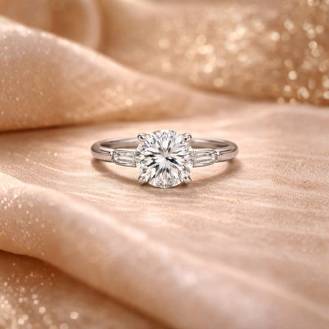 Celeste Round Trilogy Ring