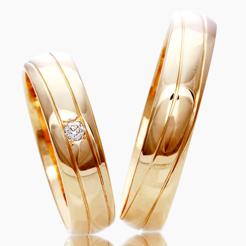 Meridiano Diamond Wedding Pair