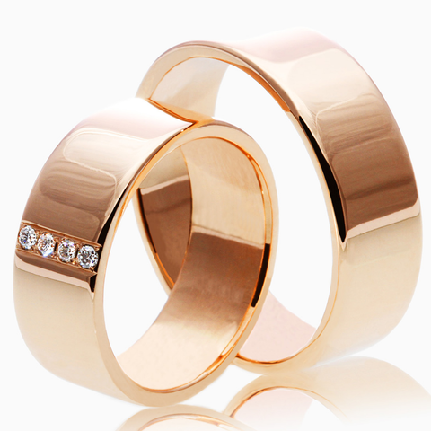 Arco Diamond Wedding Pair
