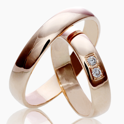 Finestra Diamond Wedding Pair