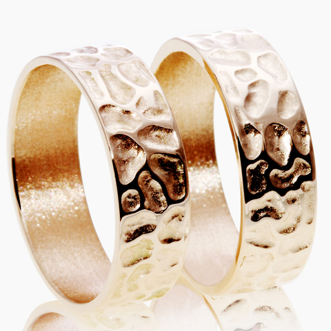 Martello Textured Wedding Pair