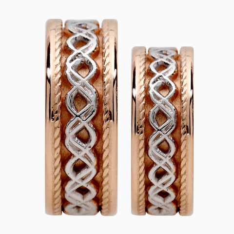 Eterna Weave Wedding Pair